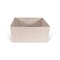 John Louis Home Half Cube Fabric Storage Bin, Tweed, Cream, 11 in W BIN-HC-T01 - alternate 3